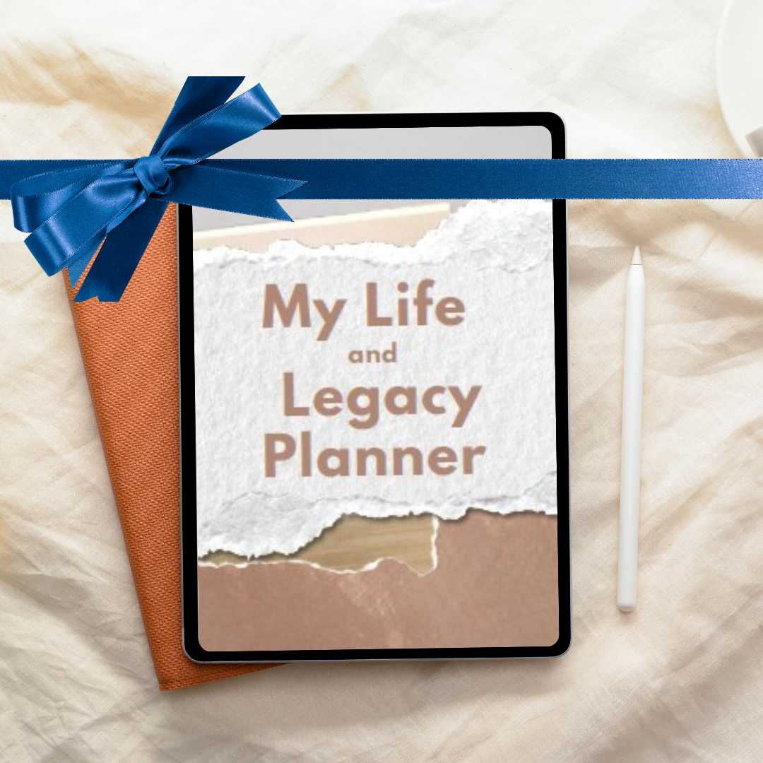 LIfe Legacy Planner, Life Organizer, Emergency files, Legacy plan, estate planning, wills, probate, financial papers, medical directive