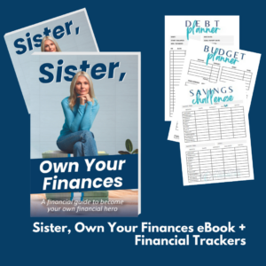 Financial Tracker, Savings Tracker, Debt Tracker, ebook, Own Your Finances