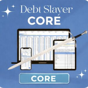 debt slayer, debt elimination, debt tool, debt free, debt snowball